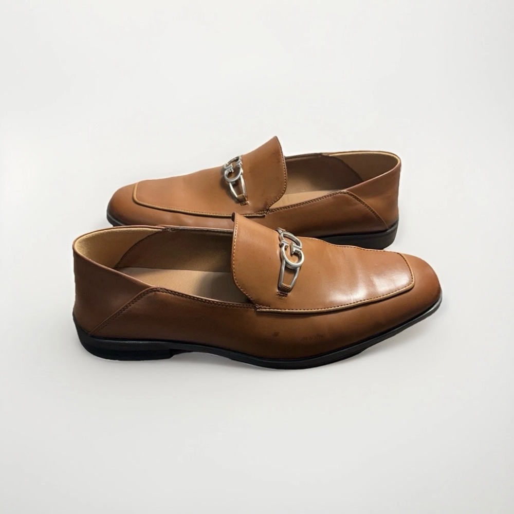 GUESS Men's Hawner Square Toe Slip On Dress Loafers - Picture 4 of 13